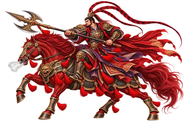 Lu Bu on Red Hare
